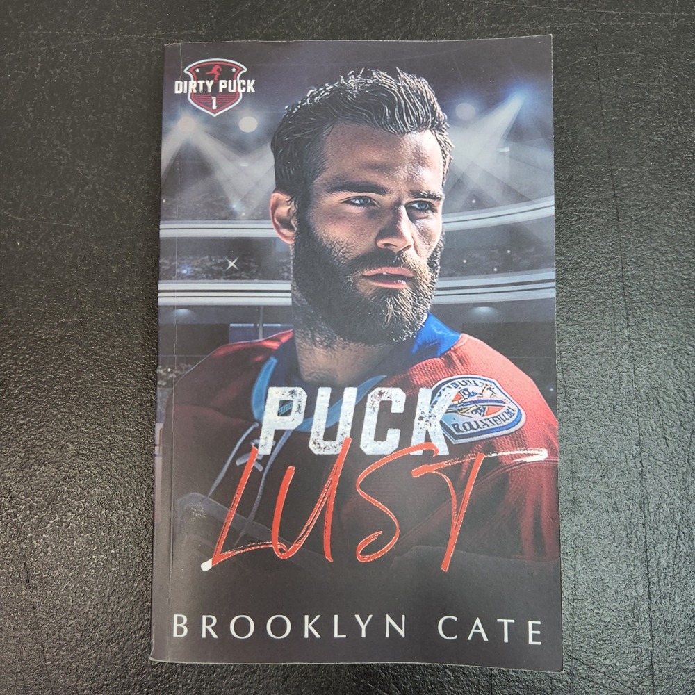 Puck Lust by Brooklyn Cate Dirty Puck Book 1 MM Hockey Sports Romance Paperback
